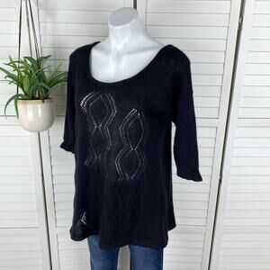 Peruvian‎ Connection Angelica Pullover Baby Alpaca Wool Blend Sweater Womens M